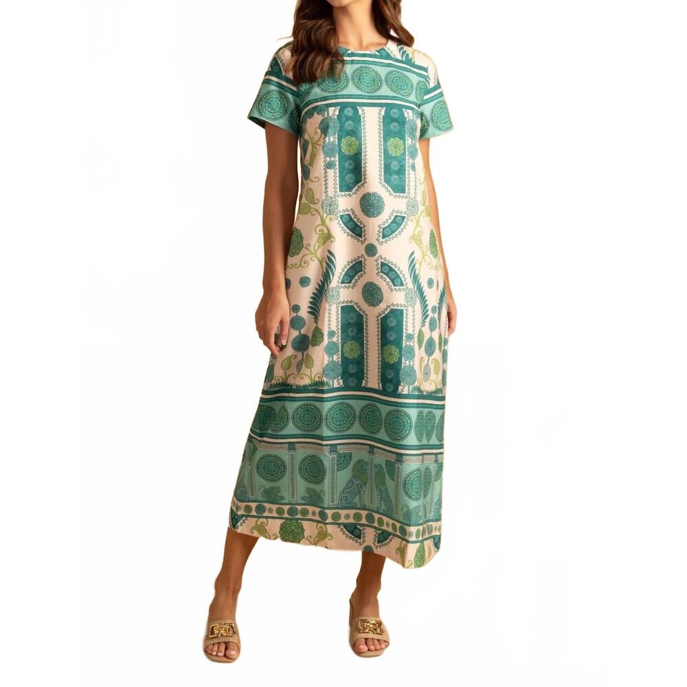 NEW DOUBLE A ellie midi dress in parterre